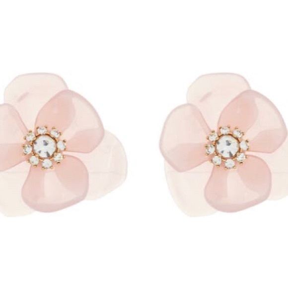 kate spade Jewelry - NWT Kate Spade Pink Flower Earrings